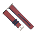 Apple Band - Leather & Rubber - Red