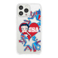 Betty Boop Red White & Boop HD Apple iPhone 16 Mag-Safe Phone Case