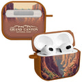 National Parks Grand Canyon HDX Apple Airpods Gen 3 Case Cover - Arleathercraft Grand Canyon