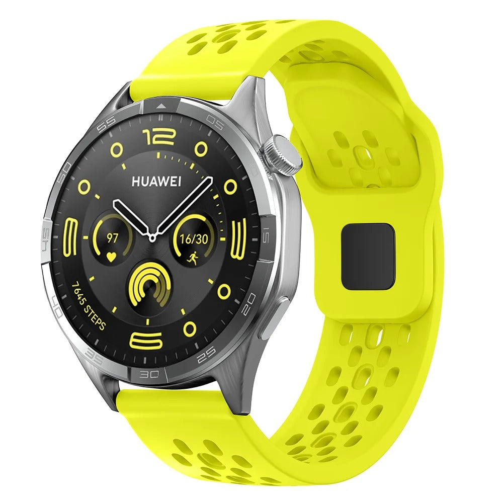 18mm, 20mm, 22mm, Strap for Samsung Galaxy Watch 7 FE 6 5 4 5Pro 6/4Classic Silicone Band for Huawei GT5 Pro 46mm GT4/3Pro Bracelet