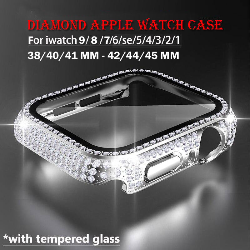 Diamond Apple Watch Case Series 9/8/7/6/5/4/3/2/1/SE