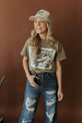 Duck Stamp Graphic Tee - Olive Green