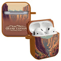 National Parks Grand Canyon HDX Apple Airpods Gen 1 & 2 Case Cover - Arleathercraft Grand Canyon