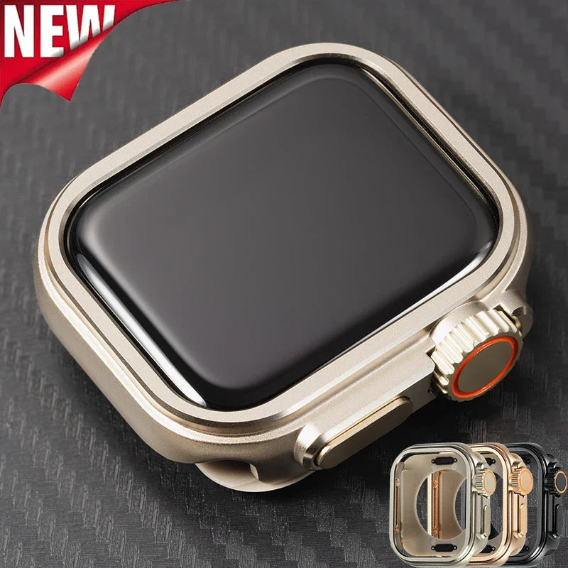 Zinc Plated Metal Apple Watch Case | Series 10 Compatible (42MM, 46MM)