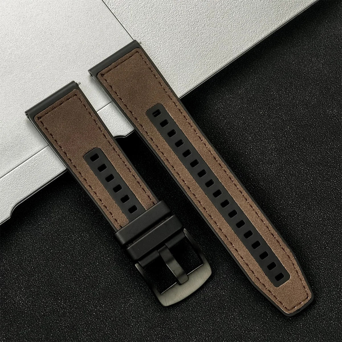 22mm, Strap for Samsung Galaxy Watch 7 FE 6 5 4 5Pro 6/4Classic Silicone Band for Huawei GT5 Pro 46mm GT4/3Pro Bracelet (Kopya) (Kopya)