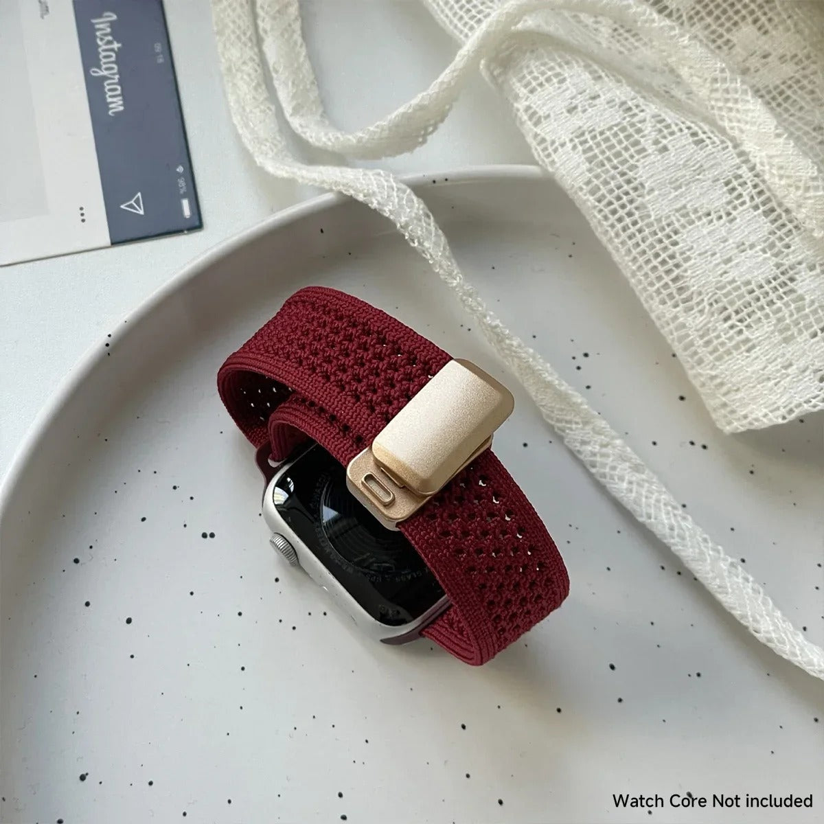 Braided Apple Watch Armband Series 10/9/8/7/6/5/4/ SE / Ultra 8 1/2