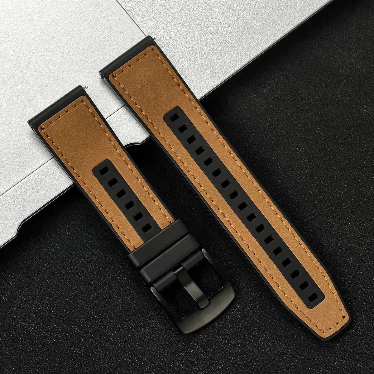 22mm, Strap for Samsung Galaxy Watch 7 FE 6 5 4 5Pro 6/4Classic Silicone Band for Huawei GT5 Pro 46mm GT4/3Pro Bracelet (Kopya) (Kopya)