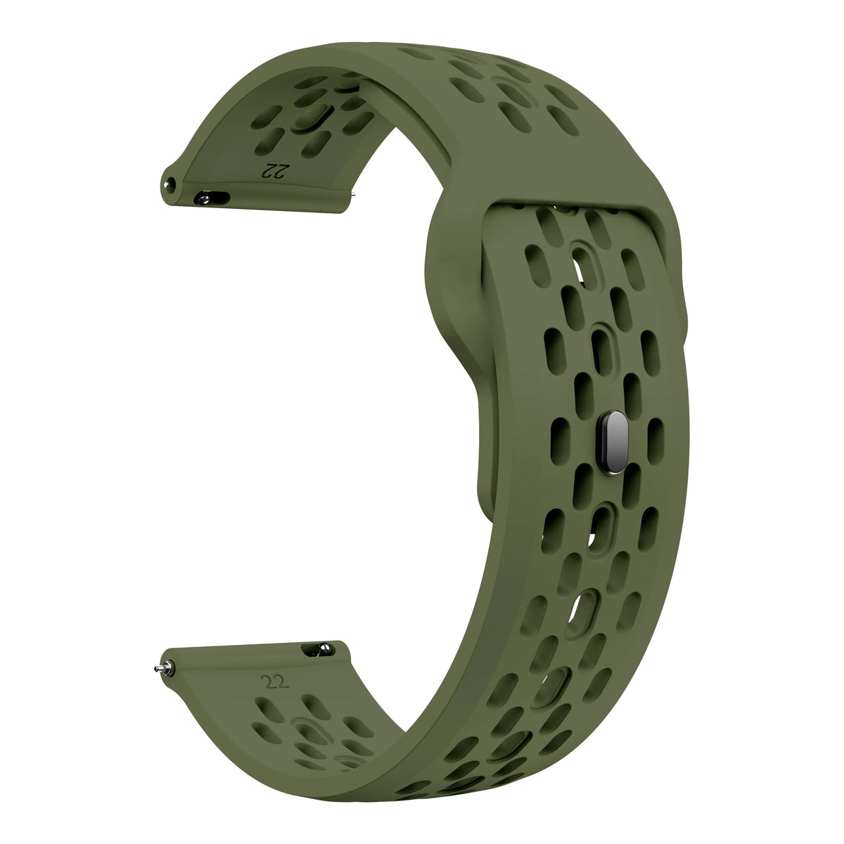 18mm, 20mm, 22mm, Strap for Samsung Galaxy Watch 7 FE 6 5 4 5Pro 6/4Classic Silicone Band for Huawei GT5 Pro 46mm GT4/3Pro Bracelet
