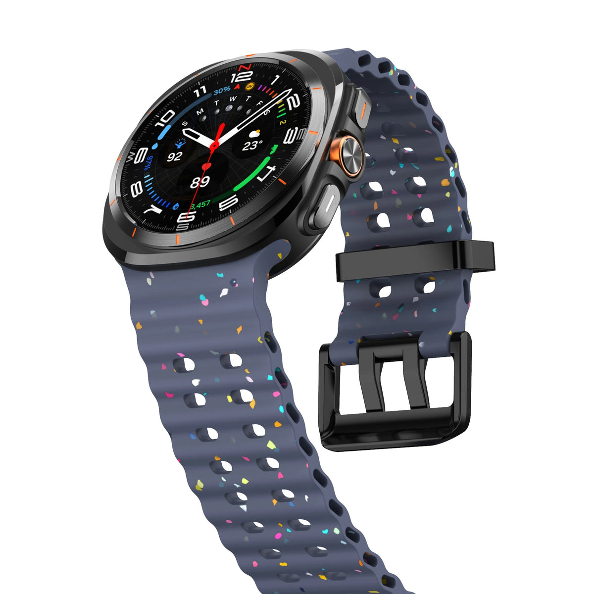 Ocean Silicone Samsung Galaxy Ultra Watch Band 47MM