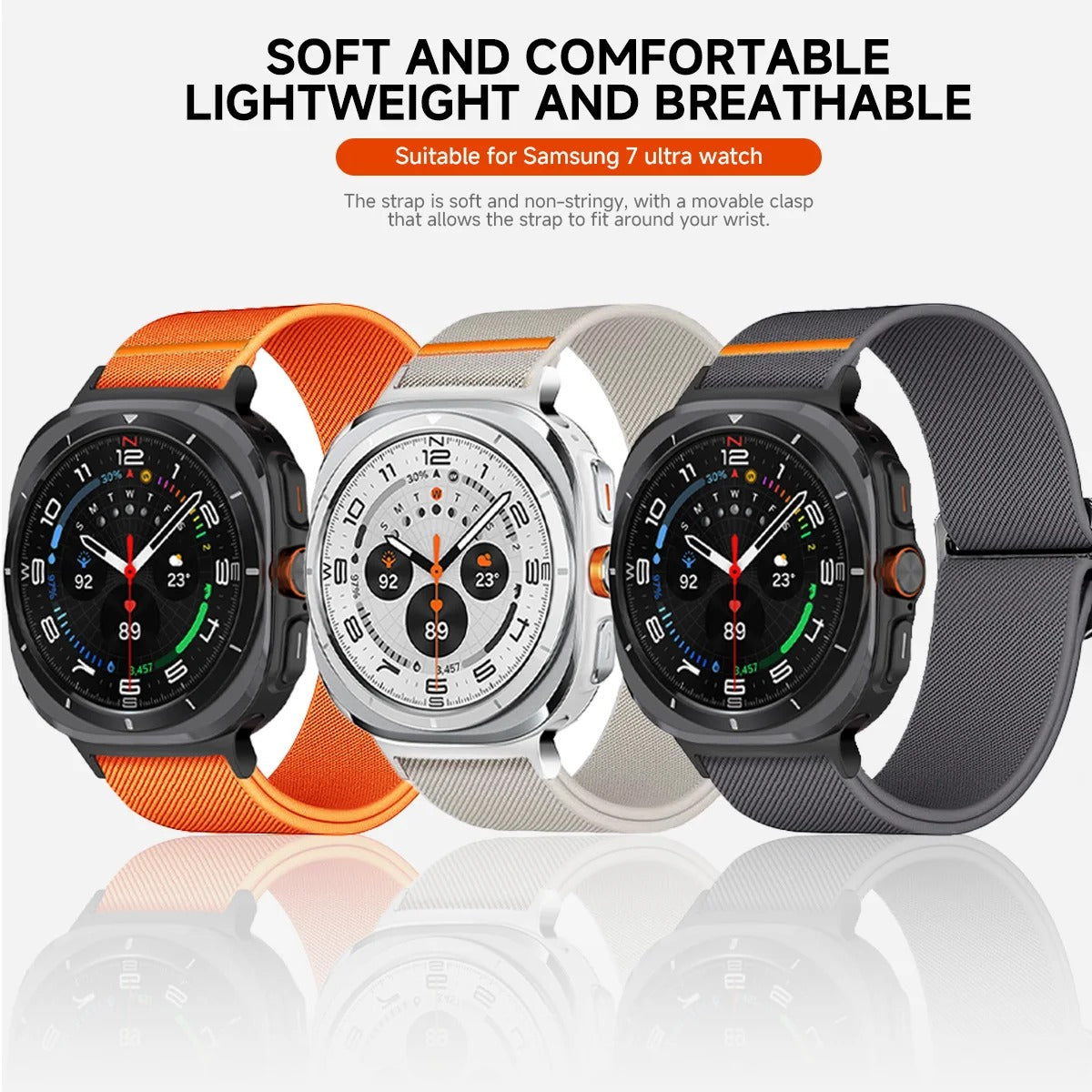 Elastic Samsung Galaxy Ultra Watch Band 47MM