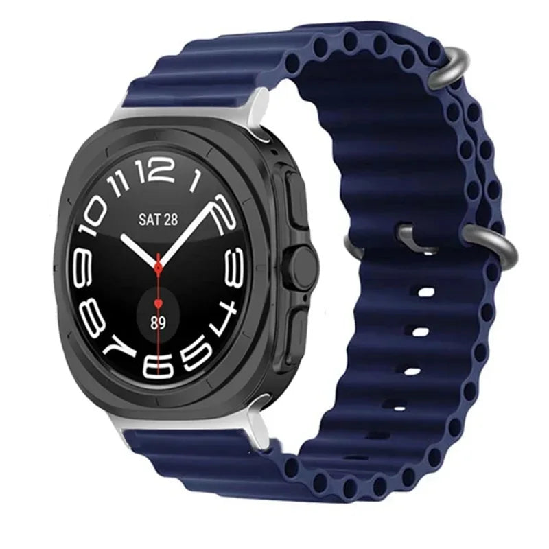 Ocean Silicone Samsung Galaxy Ultra Watch Band 47MM