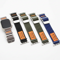 Nylon Apple Watch Bands - White Background