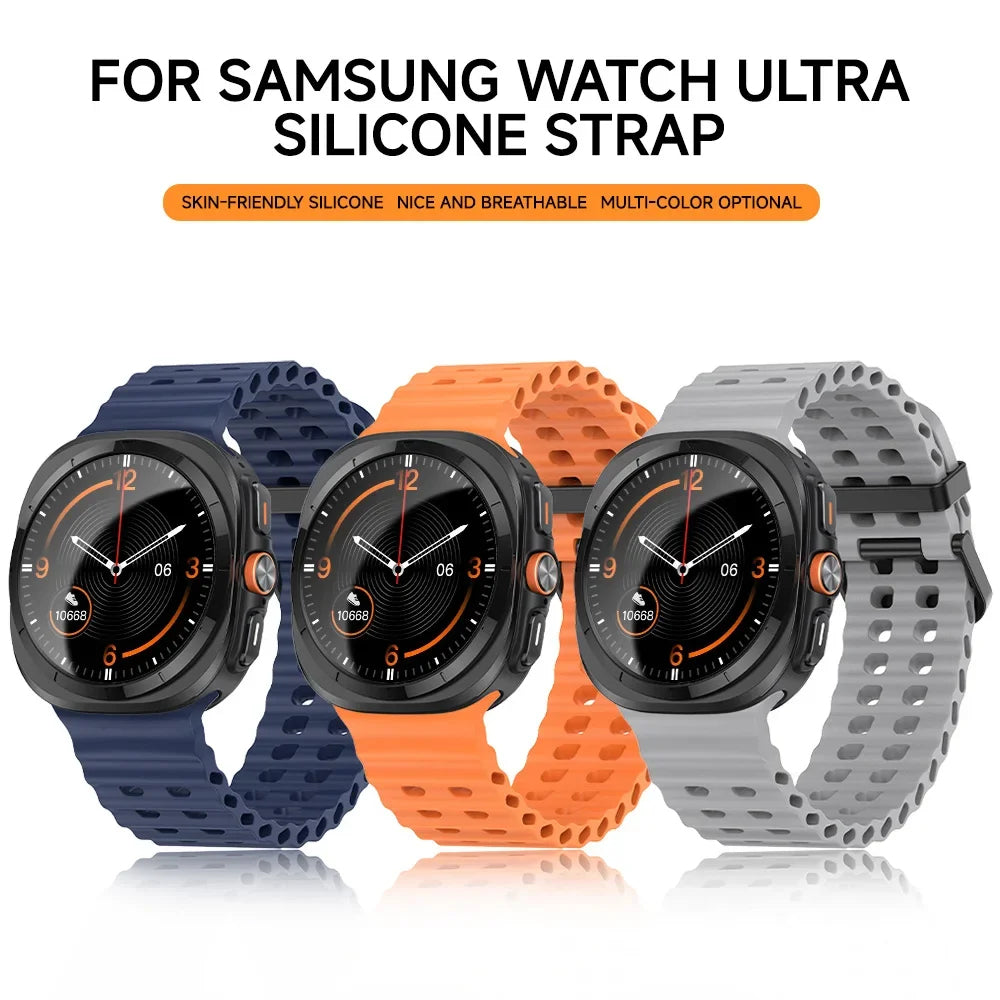 Silicone Samsung Galaxy Ultra Watch Band 47MM