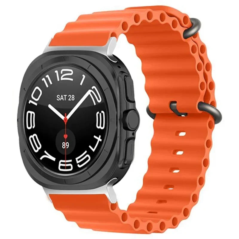 Ocean Silicone Samsung Galaxy Ultra Watch Band 47MM