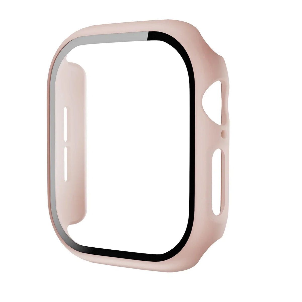 Apple Watch screensaver case compatible with Series 10/9/8/7/6/5/4/SE, featuring a durable glass cover and multiple color options.