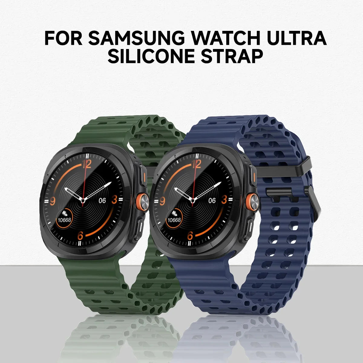 Silicone Samsung Galaxy Ultra Watch Band 47MM