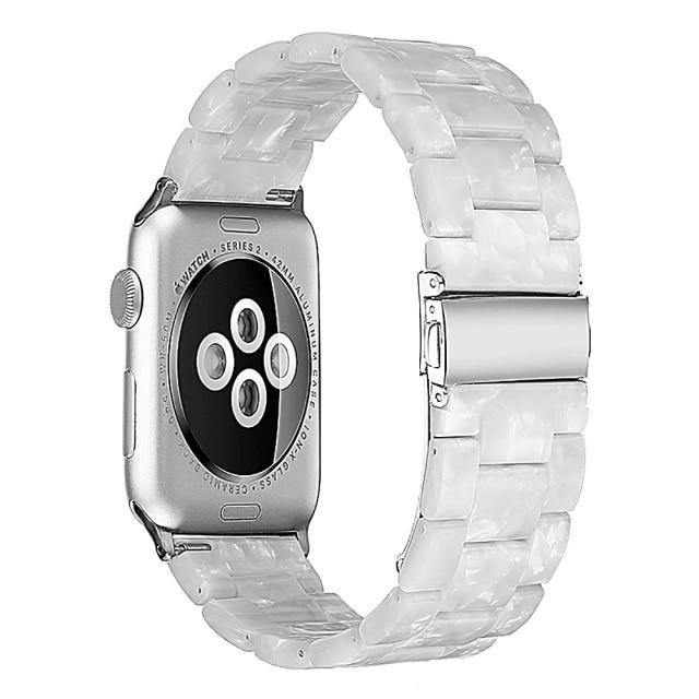 Apple Watch BandBand Length: 22cmItem Type: WatchbandsBand Material Type: ResinCondition: New with tagsClasp Type: Metal buckle


[focus_keyword]Apple Watch Band