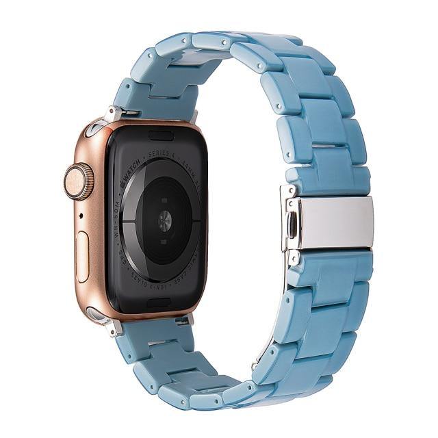 Apple Watch BandBand Length: 22cmItem Type: WatchbandsBand Material Type: ResinCondition: New with tagsClasp Type: Metal buckle


[focus_keyword]Apple Watch Band