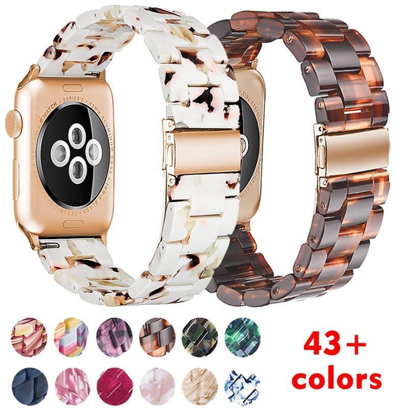 Apple Watch BandBand Length: 22cmItem Type: WatchbandsBand Material Type: ResinCondition: New with tagsClasp Type: Metal buckle


[focus_keyword]Apple Watch Band