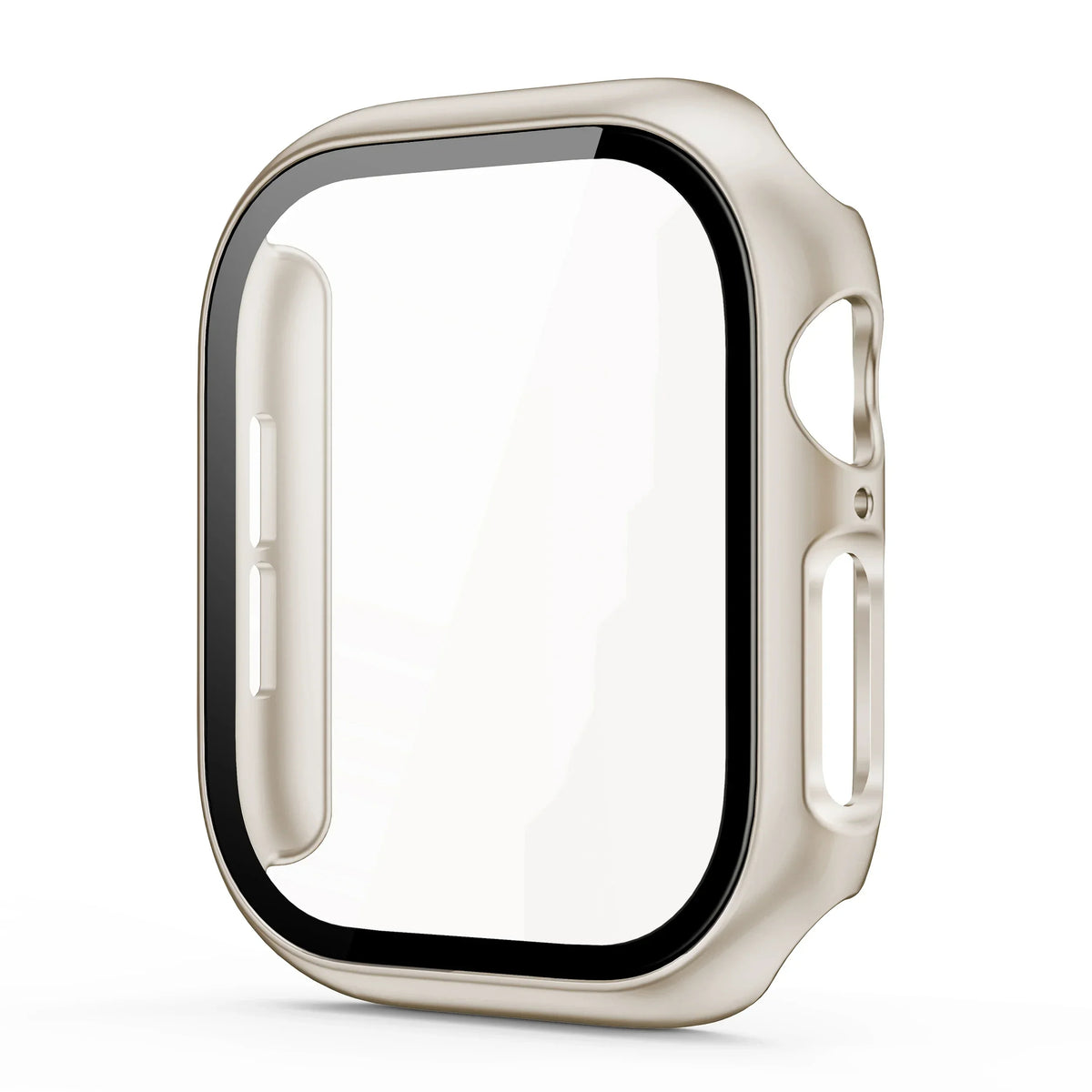 Apple Watch screensaver case compatible with Series 10/9/8/7/6/5/4/SE, featuring a durable glass cover and multiple color options.