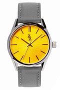 Yellow Sunburst Watch