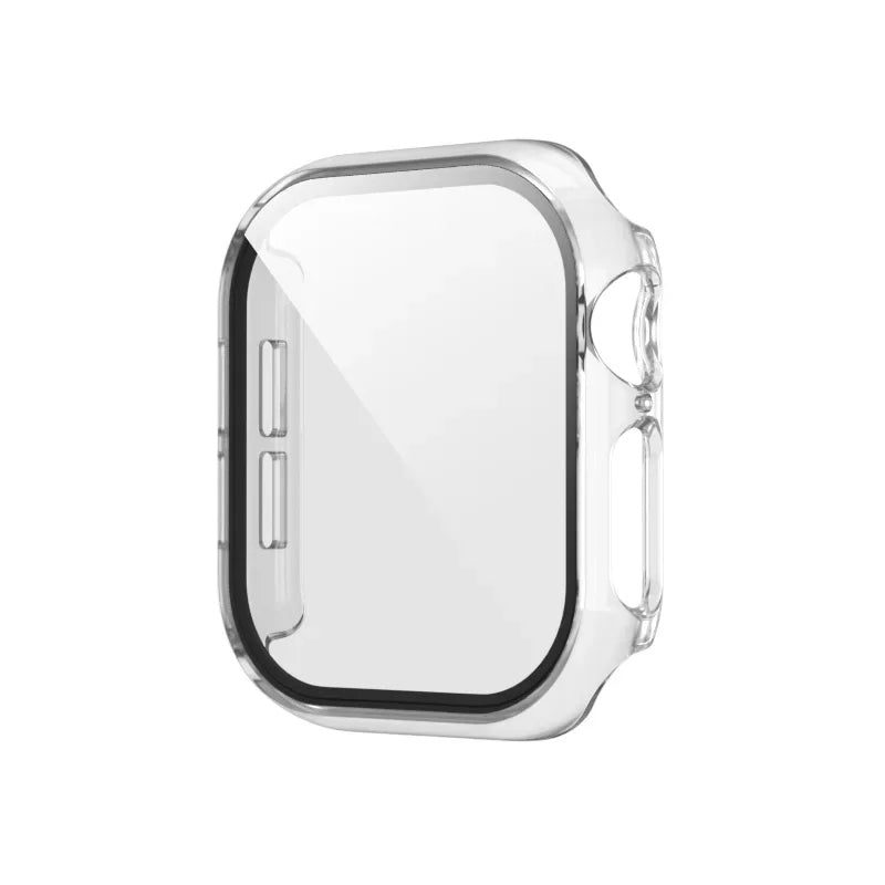 Apple Watch screensaver case compatible with Series 10/9/8/7/6/5/4/SE, featuring a durable glass cover and multiple color options.