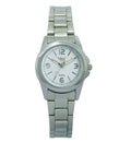 Women's Stainless Steel Slim Quartz Watch With Bracelet