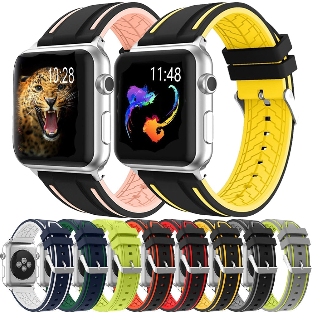 Sport Soft Silicone Strap For Apple Watch