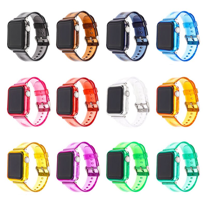 Silicone Apple Watch Band + Case