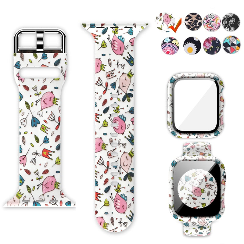 Strap with case for Apple Watch Band