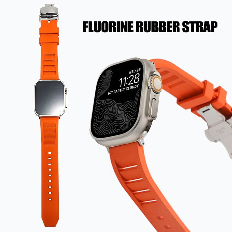 Fluorine Rubber Apple Watch Strap