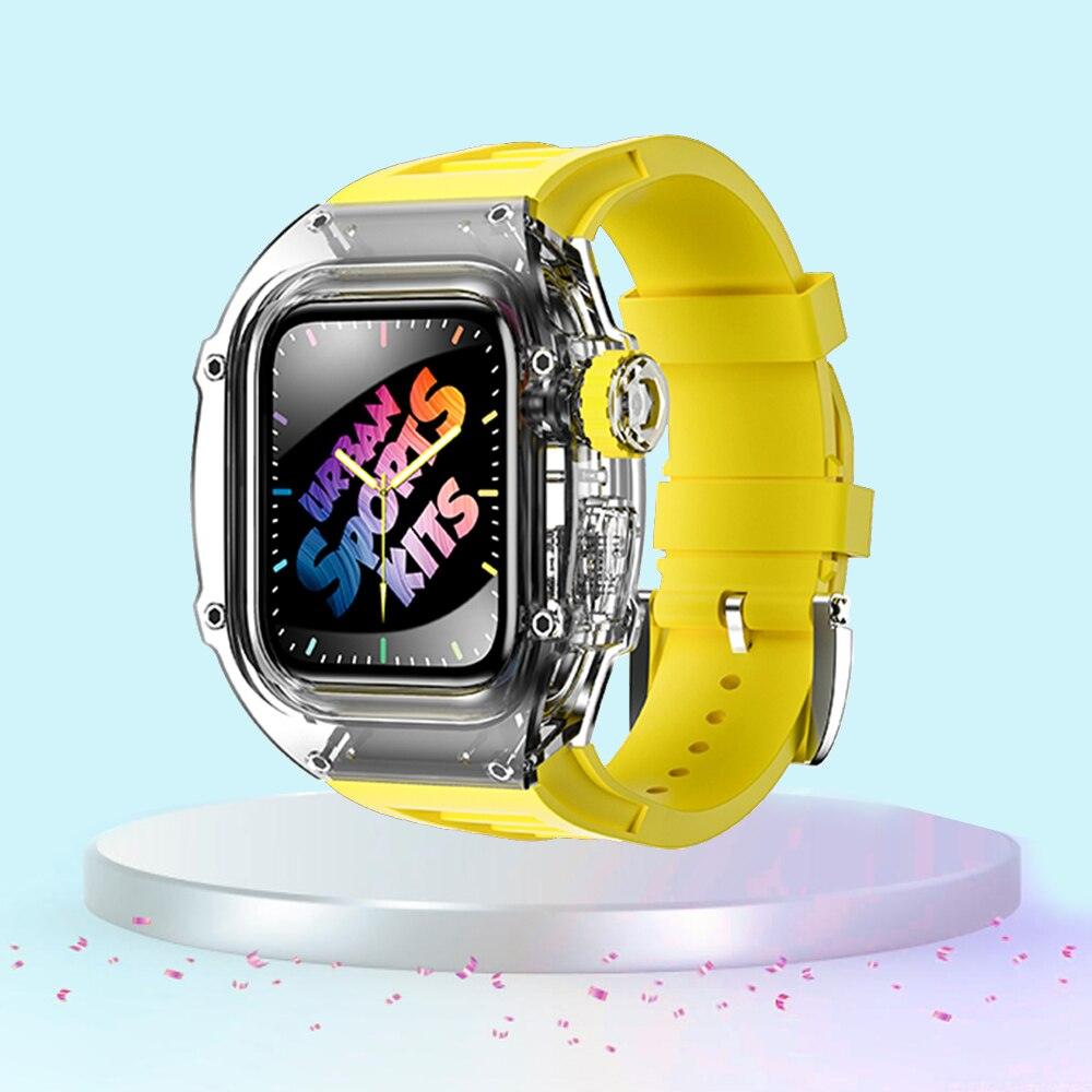 Luxury Transparent Apple Watch Mod Kit 44/45/49 MM Series 8/7/6/5/4/3/