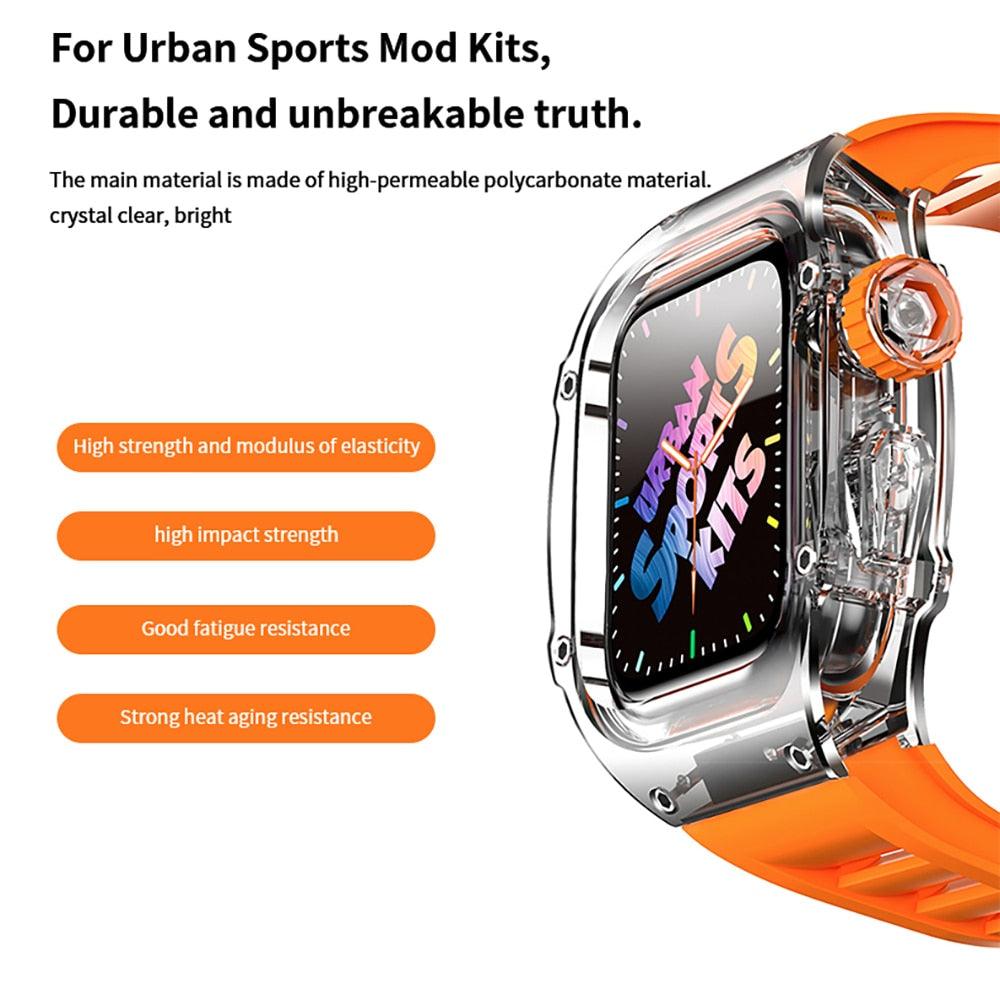 Transparent Apple Watch Mod Kit - arleathercraft