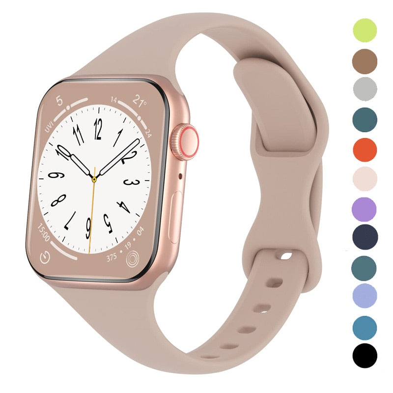 Silicone loop For Apple Watch Band/Strap
