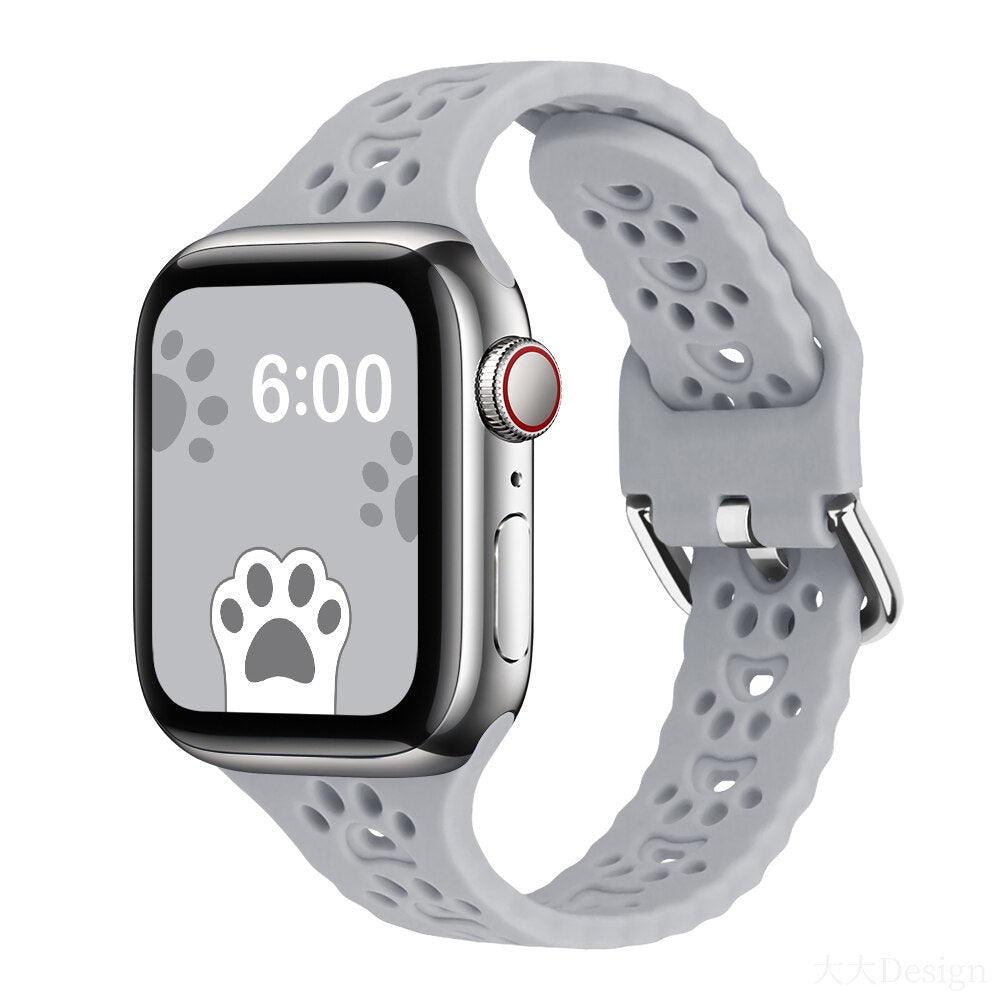 Silicone Apple Watch Strap - arleathercraft