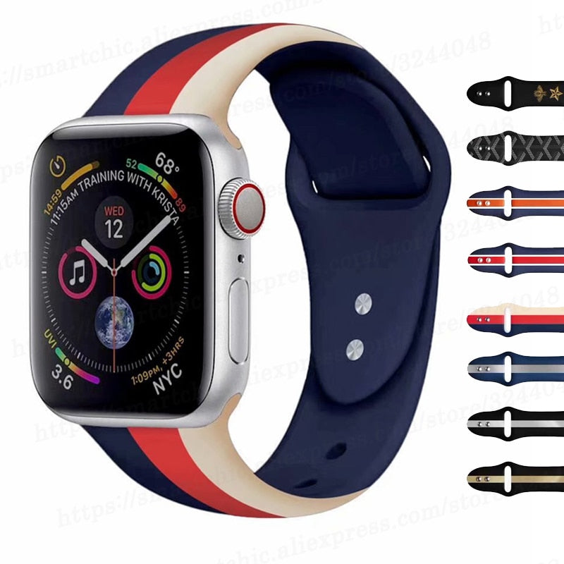 Sport Soft Silicone Strap For Apple Watch Band/Strap