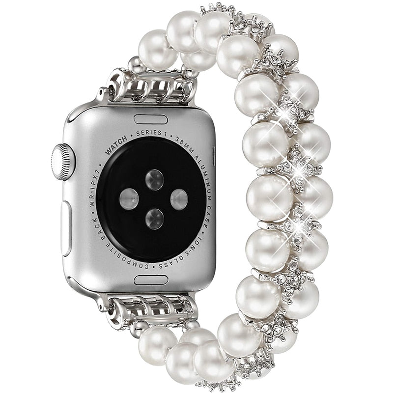 Pearl Strap for Apple Watch Band Series 10/9/8/7/6/5/4/ SE / Ultra 8 1/2