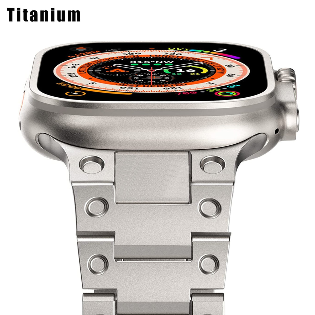 Titanium Steel Apple Watch Strap