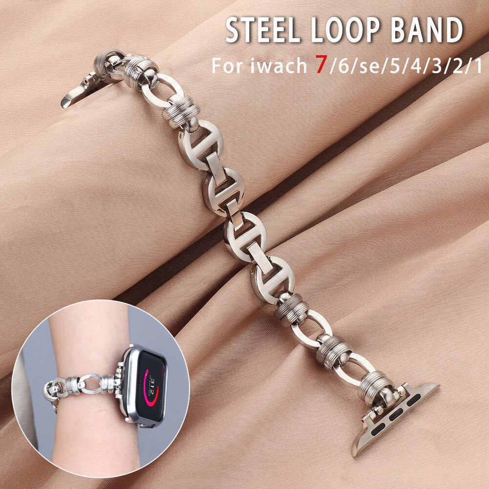 Steel Apple Watch Band