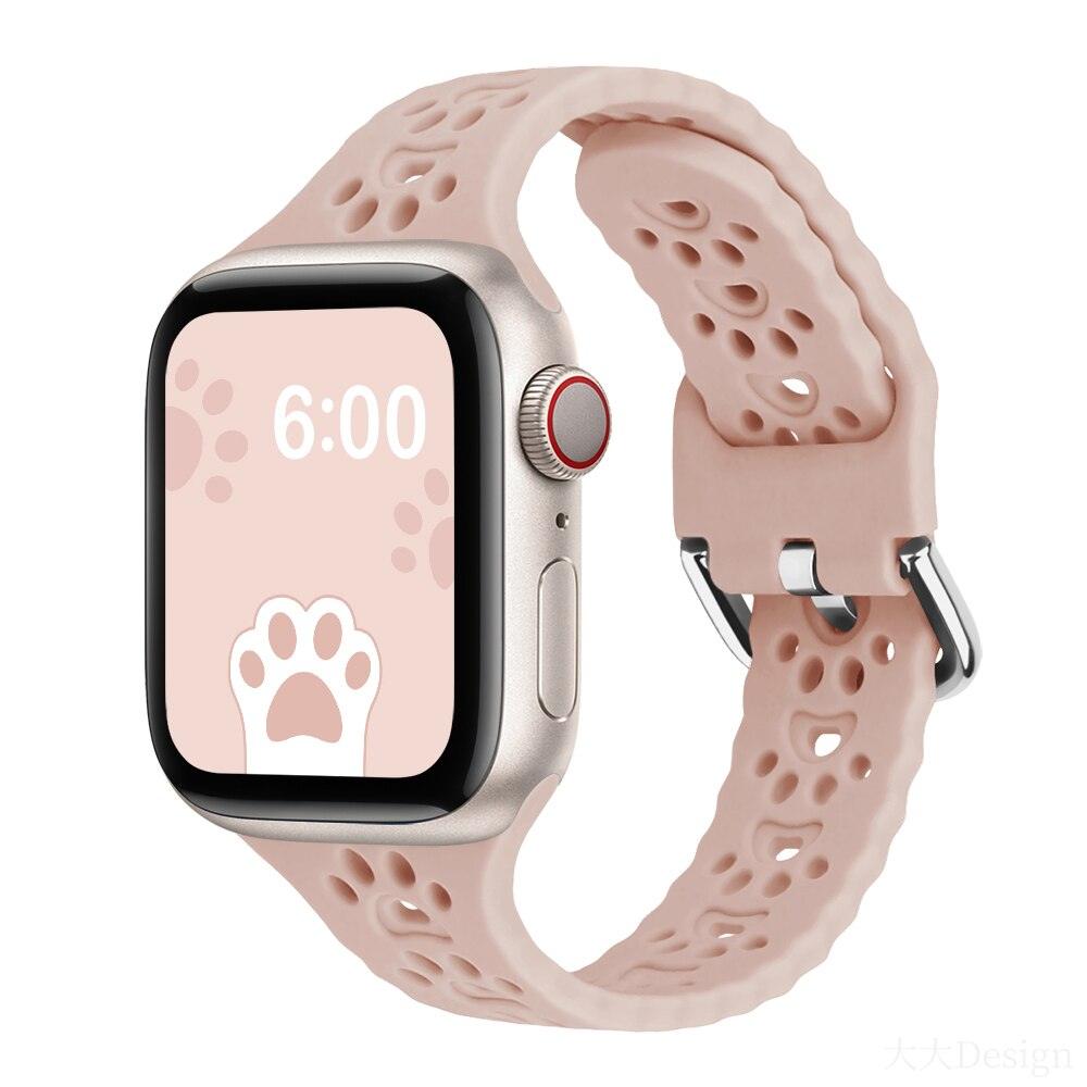 Silicone Apple Watch Strap - arleathercraft