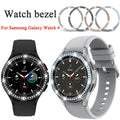 Metal Bezel For Samsung Galaxy Watch - Arleathercraft Silver / Galaxy Watch 4 40mm