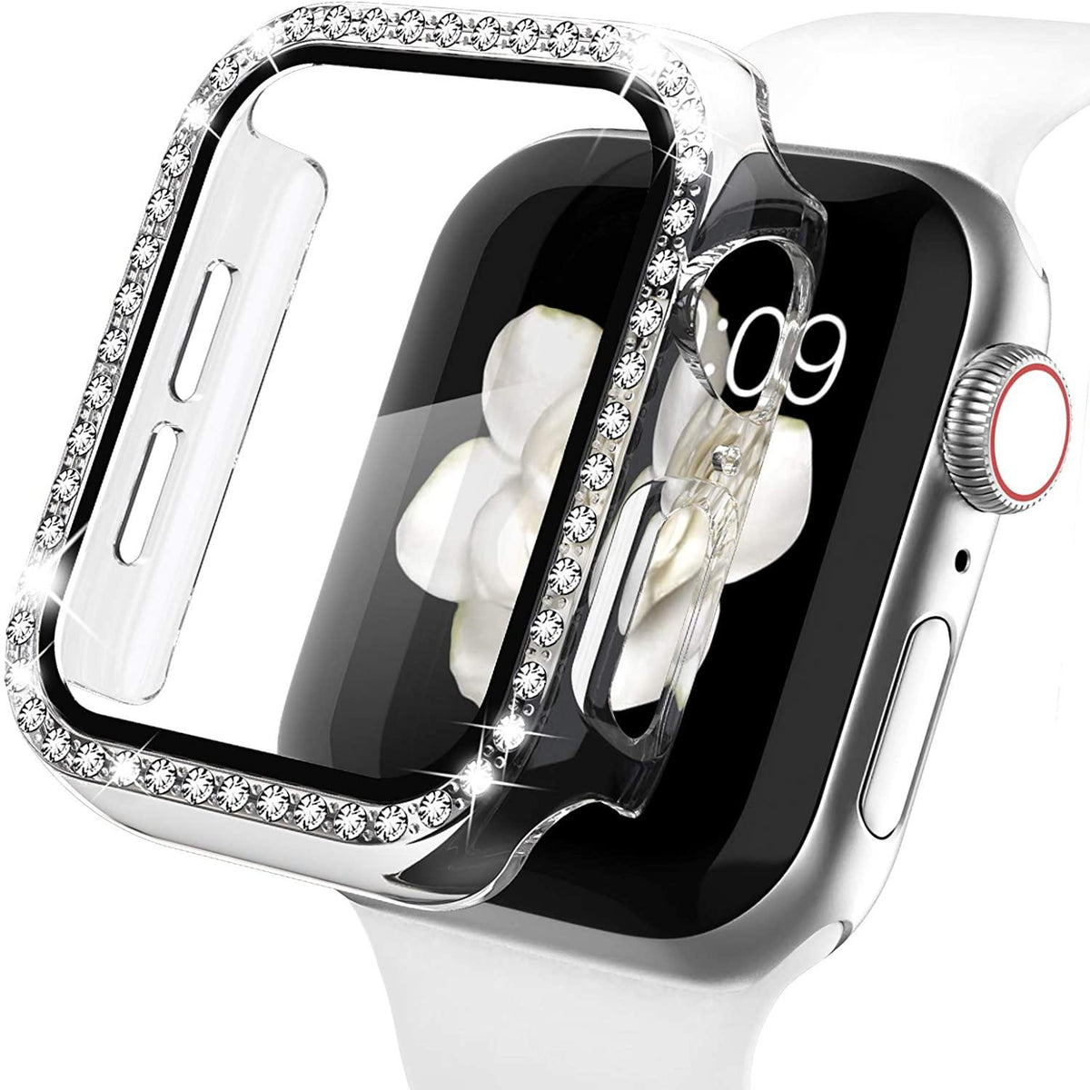 Diamond Apple Watch CaseCase Material: PlasticItem Type: Watch Cases[focus_keyword]Apple Phone CaseArleathercraft