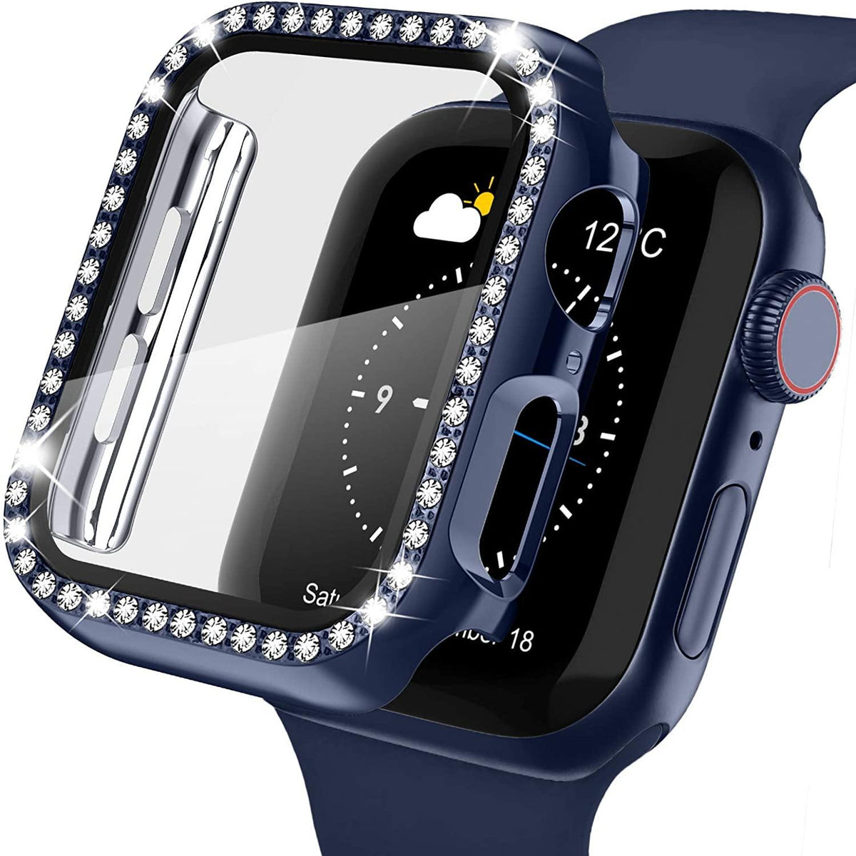 Diamond Apple Watch CaseCase Material: PlasticItem Type: Watch Cases[focus_keyword]Apple Phone CaseArleathercraft