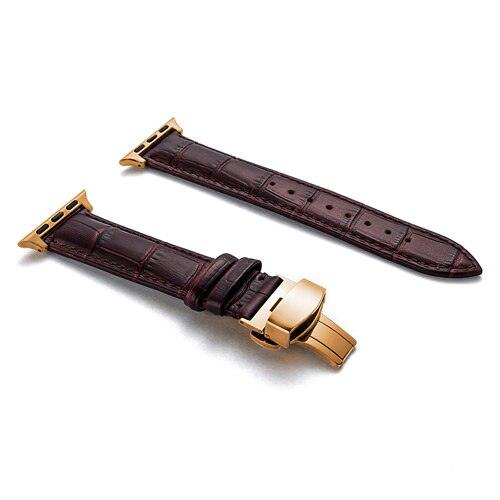 Genuine Leather Apple Watch Band - arleathercraft