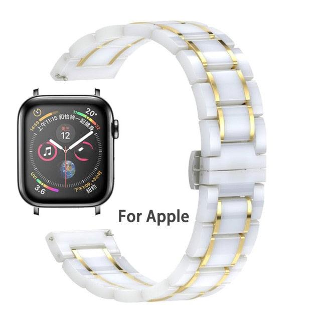 Ceramic Apple Watch Band - arleathercraft