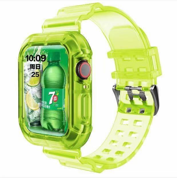 Sport Apple Watch BandBand Material Type: RubberCondition: New without tagsClasp Type: buckle
Silicone Apple Watch Band + Case Combining Protection and StyleSilicone Apple Watch Band + Ca[focus_keyword]Apple Watch Mod Kit