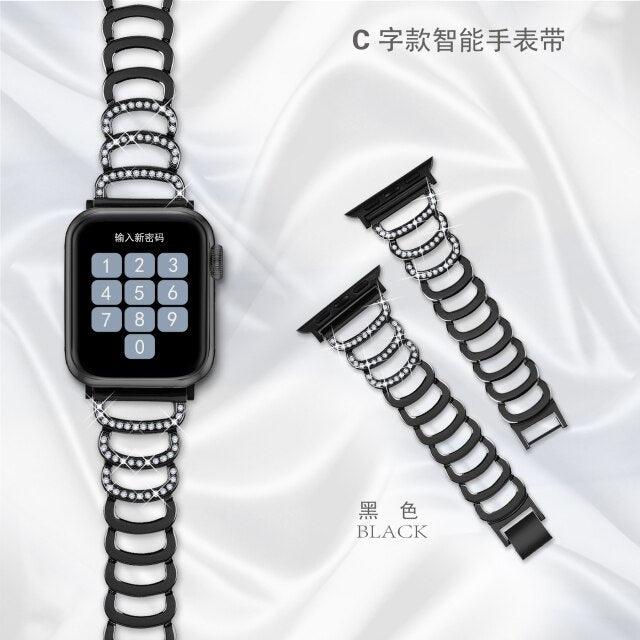 Stainless Steel Apple Watch Band - arleathercraft