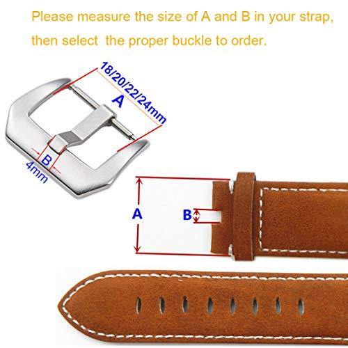Stainless Steel Watch Band Buckle - arleathercraft