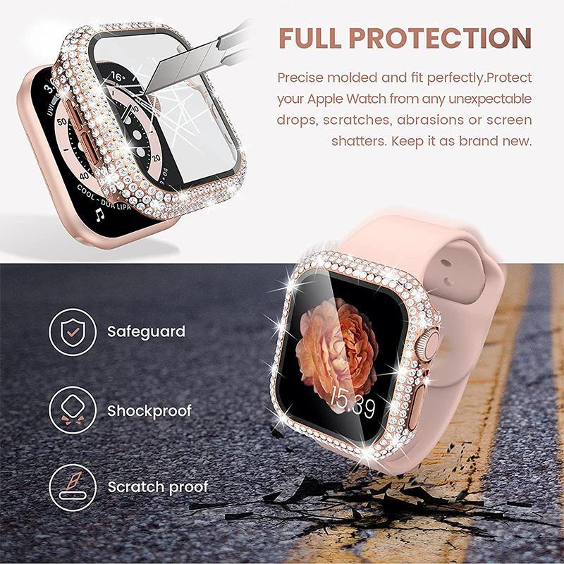 Diamond Apple Watch Case - arleathercraft