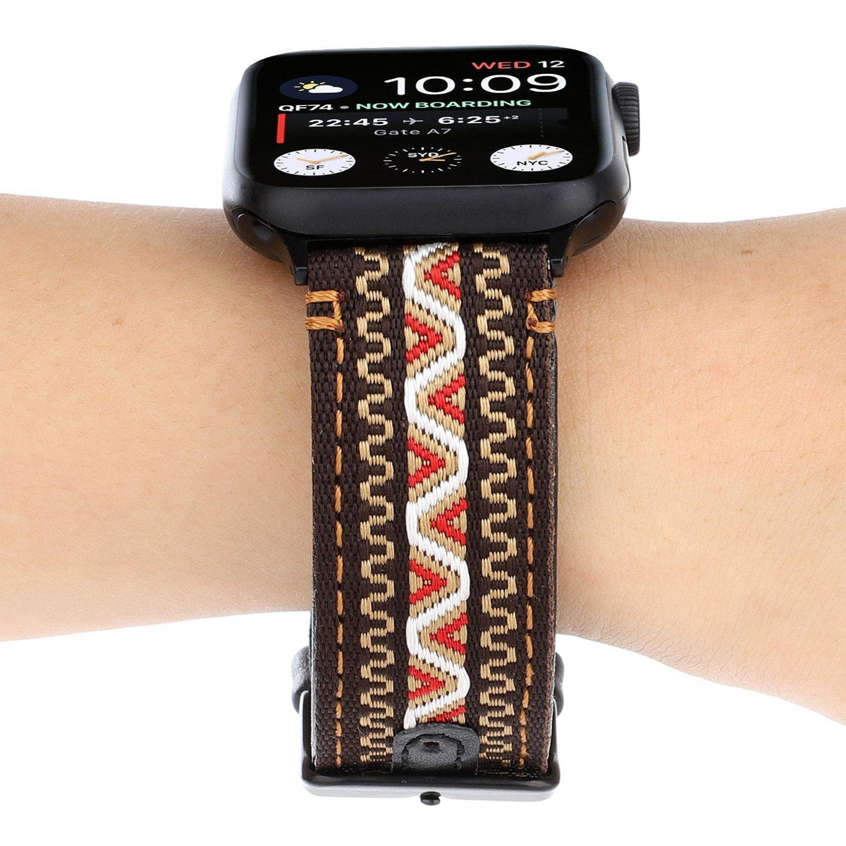 Leather Motif Apple Watch BandItem Type: WatchbandsBand Material Type: LeatherCondition: New without tagsClasp Type: metal buckle


[focus_keyword]Apple Watch Band